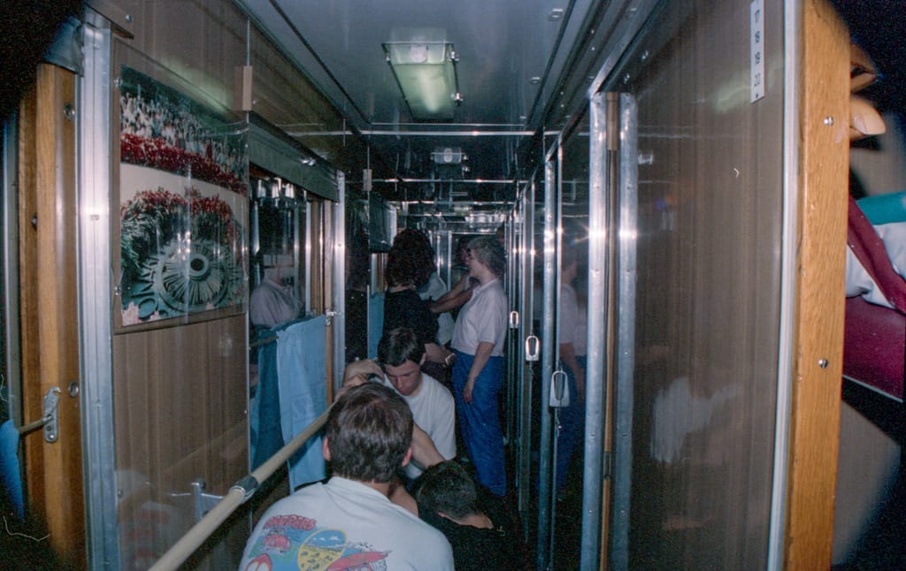In the Hallways of the Kiev Night Train