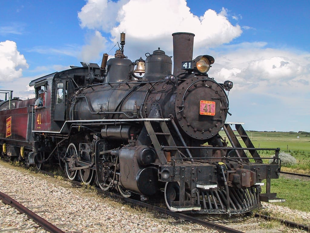 Alberta Prairie #41 at Big Valley, Alberta, 20 July 2001