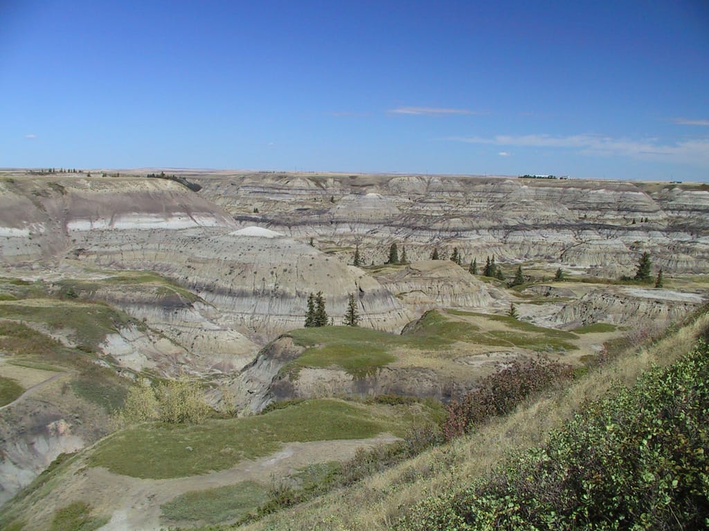 Horseshoe Canyon, near Stettler, Alberta, 2 September 2001
