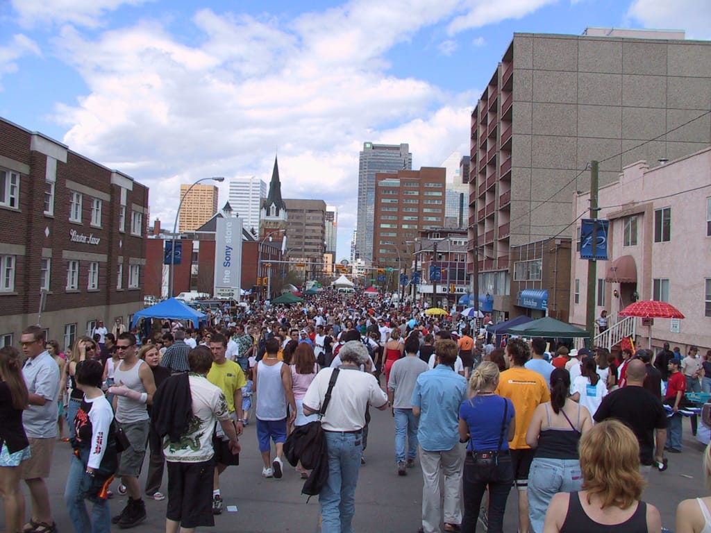 Lilac Festival in Calgary, Alberta, 26 May 2002