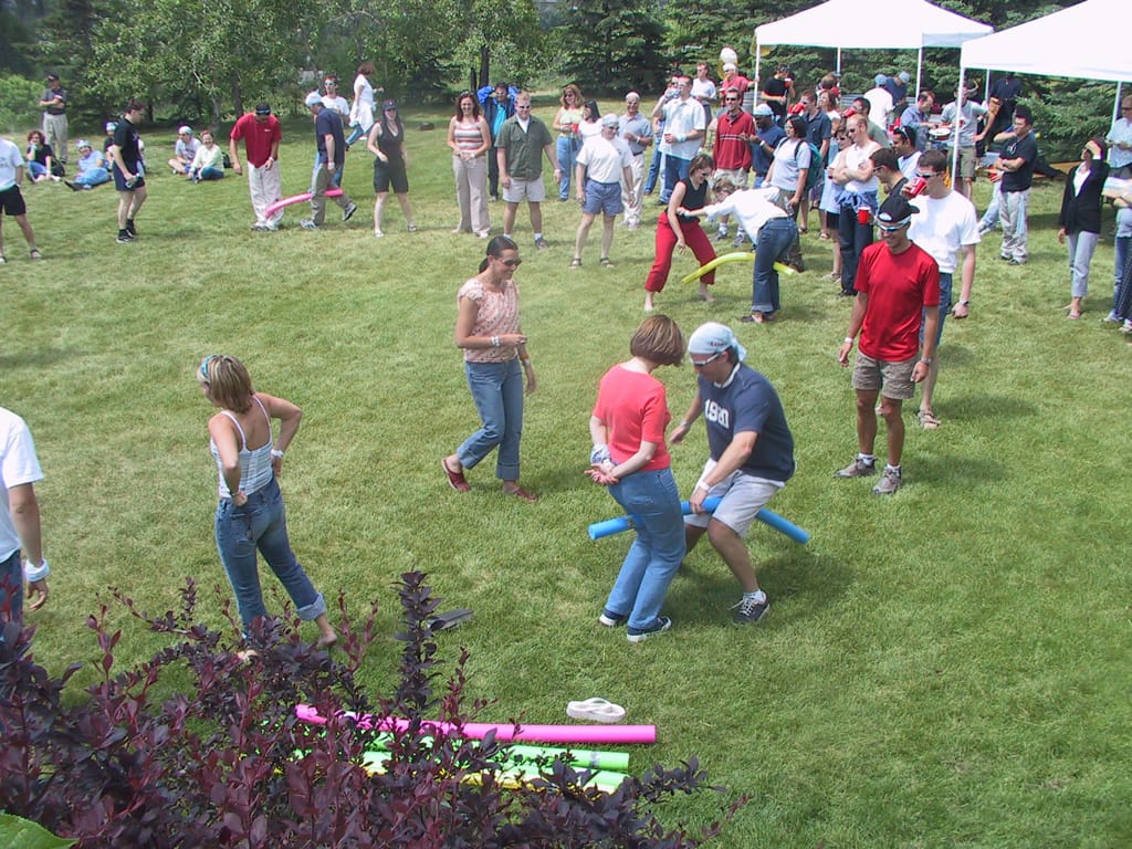 Naughty noodle toss, Calgary, Alberta, 5 July 2002
