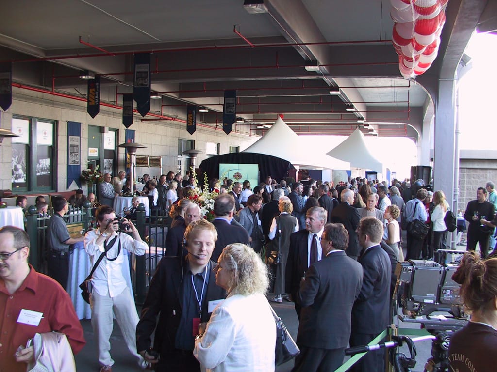 VIPs at the Opening Event, Vancouver, British Columbia, 5 September 2002