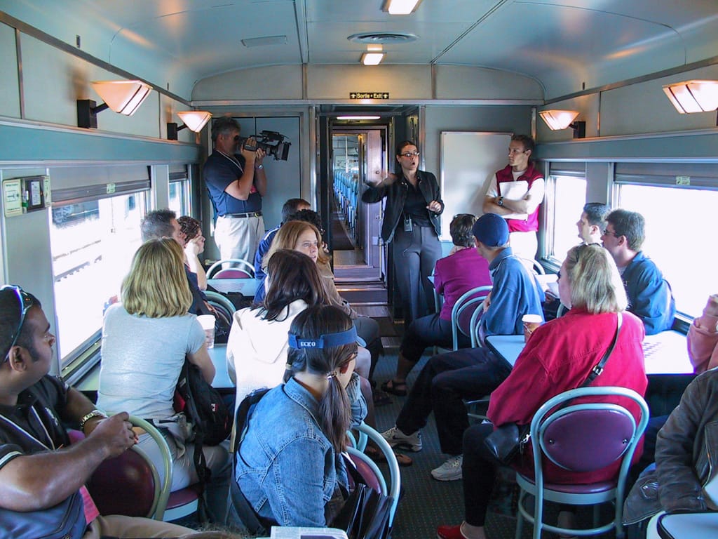 VIA Rail safety briefing, Vancouver, British Columbia, 6 September 2002