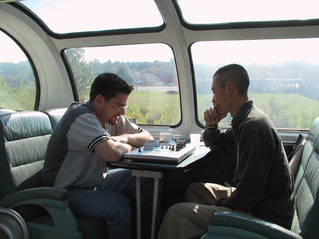 The chess game continues somewhere east of Toronto, 24 September 2002