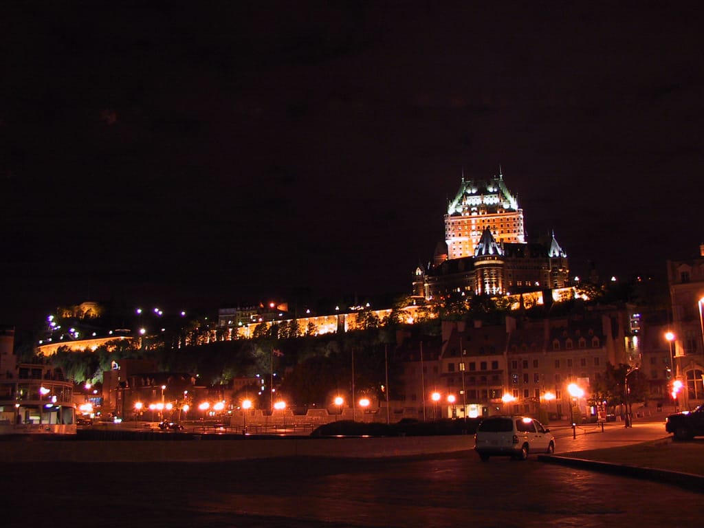 Chateau Frontenac and Vieux Quebec, Quebec City, Quebec, 29 September 2002