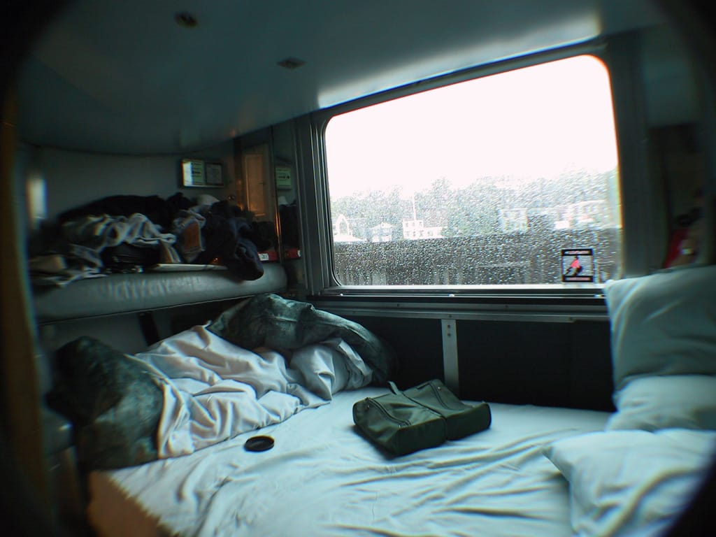 My bunk across Canada, Halifax, Nova Scotia, 3 October 2002