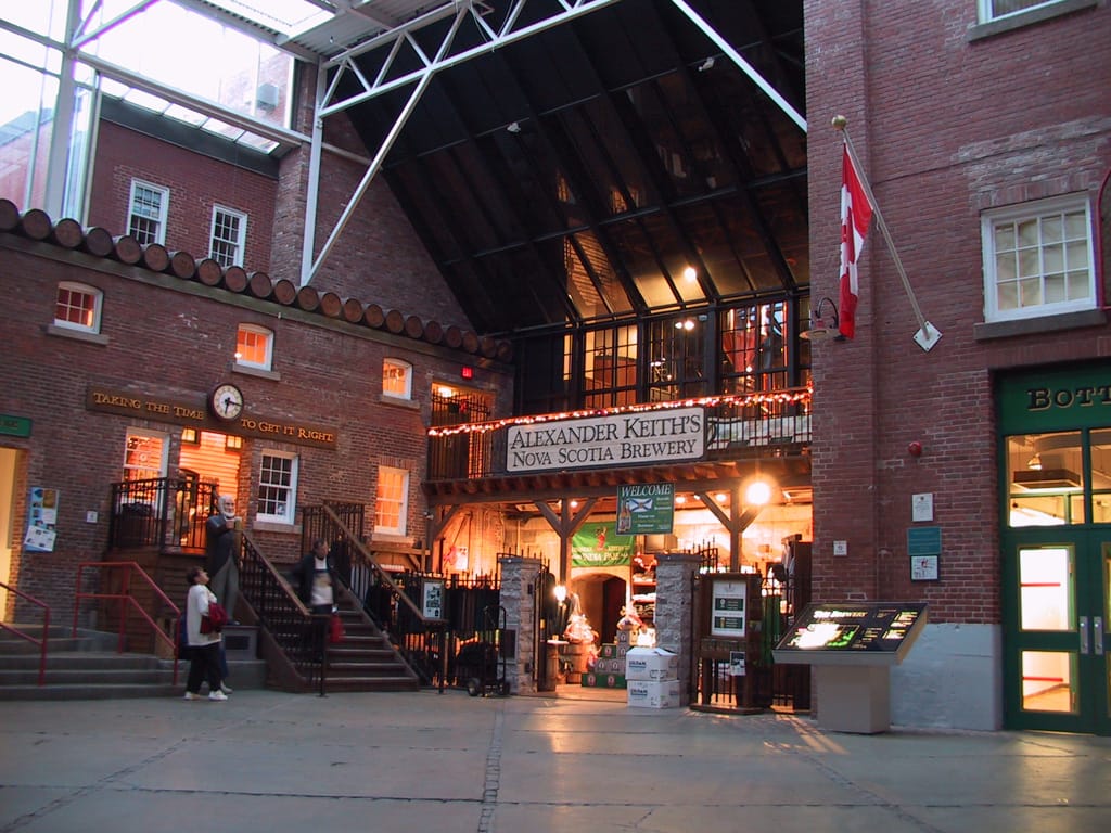 Alexander Keith's Nova Scotia Brewery museum, Halifax, Nova Scotia, 7 October 2002
