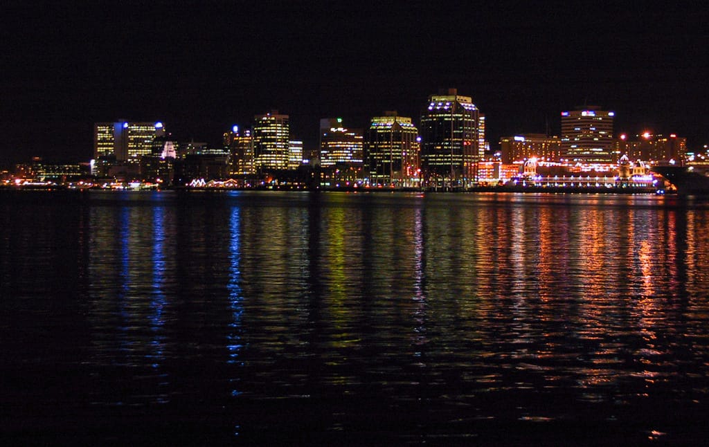 Halifax as seen from Darmouth, Nova Scotia, 10 October 2002