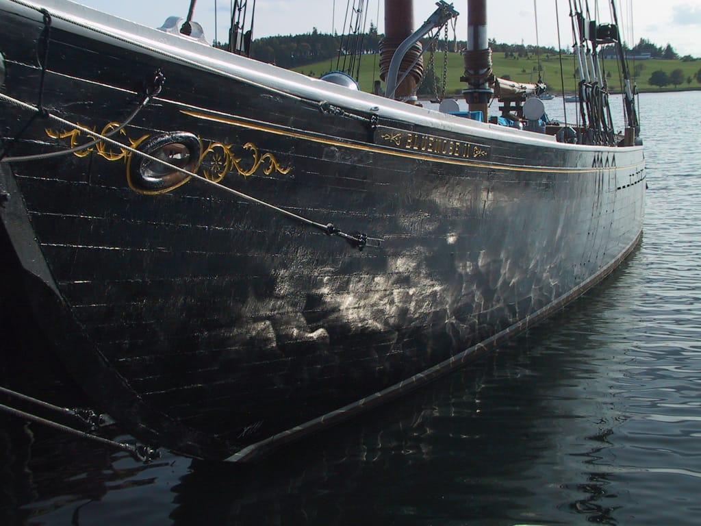 The Bluenose II, Lunenburg, Nova Scotia, 11 October 2002