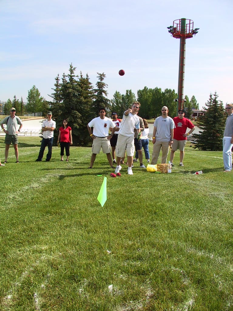 Bocce-Curling, Calgary Olympic Park, Alberta, 13 June 2003