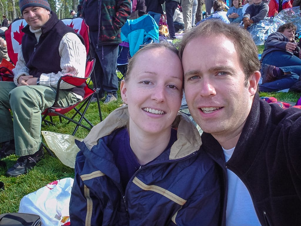 Alex and I, Canmore, Alberta, 12 September 2004