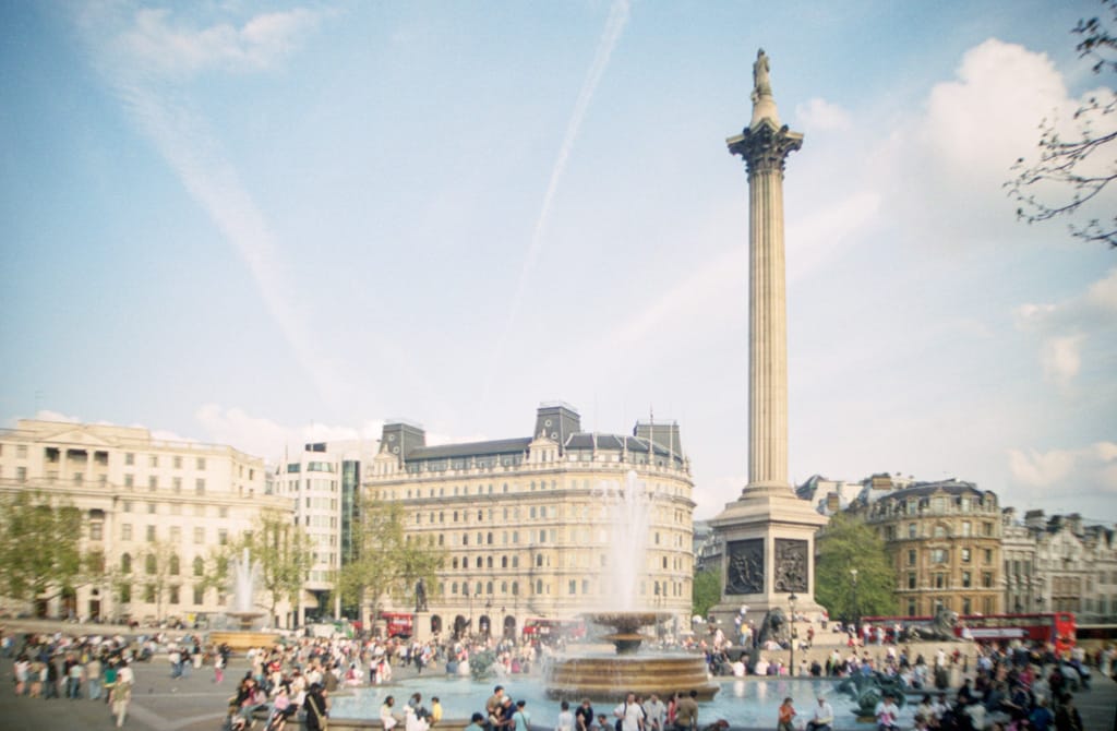 Trafalgar Square, London, England, 30 April 2005