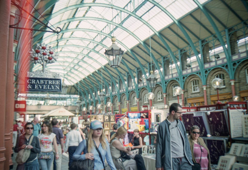 Covent Garden Market, London, England, 1 May 2005