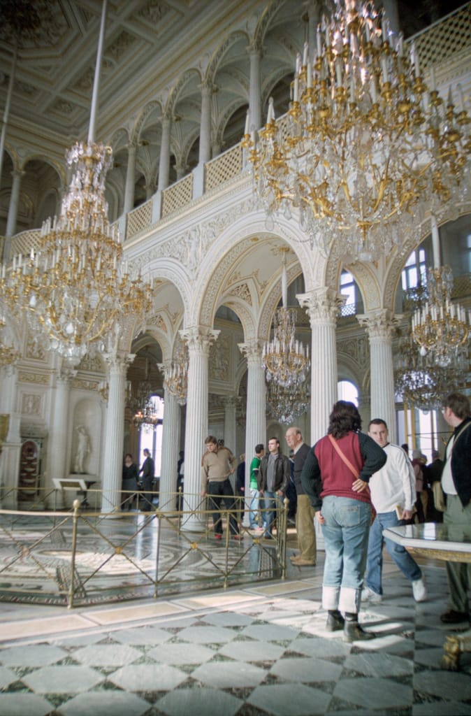 Chandeliers, Hermitage Museum of Art, St. Petersburg, Russia 3 May 2005