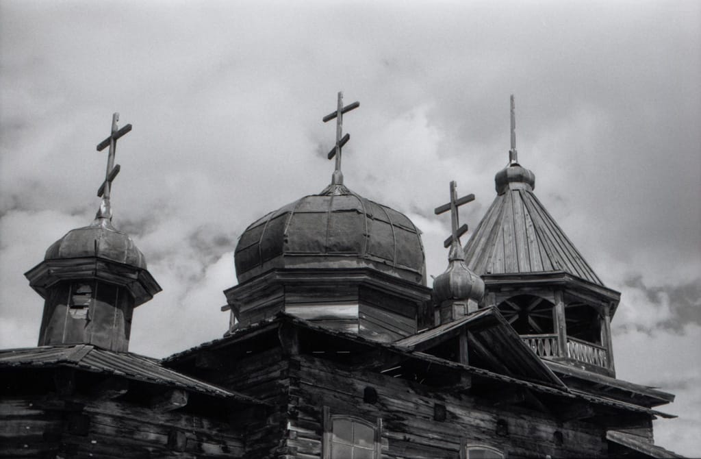 Church at The Museum of Wooden Arcitecture, Tal’tsy, Russia, 16 May 2005