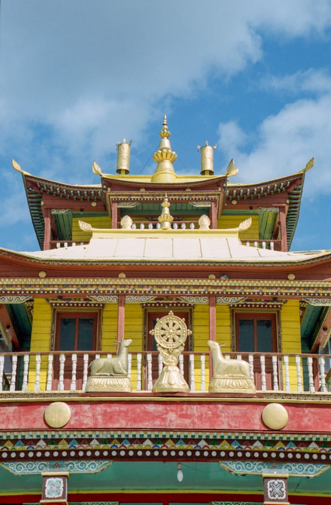 One of the temples at Ivolginsky Datsun, Buryatia, Russia, 18 May 2005