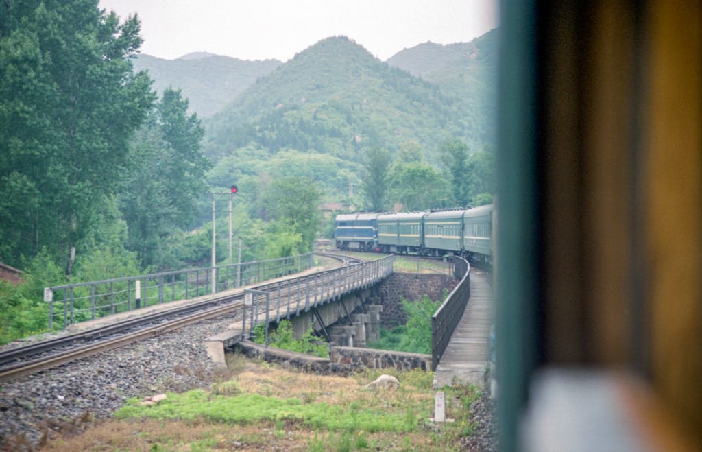 Traveling through the mountains near Beijing, China, 27 May 2005