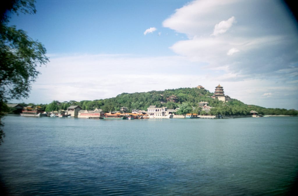 Foxiang Ge (Tower of Buddhist Incense) at Wanshou Shan (Longevity Hill), Summer Palace, Beijing, China, 1 June 2005