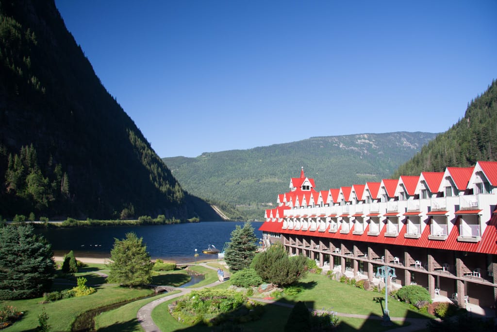 Morning at Three Valley Gap, British Columbia, 16 July 2006