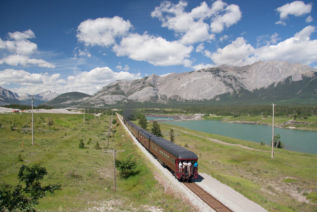 CP 2816 at Seebe, Calgary, Alberta, 2 July 2007