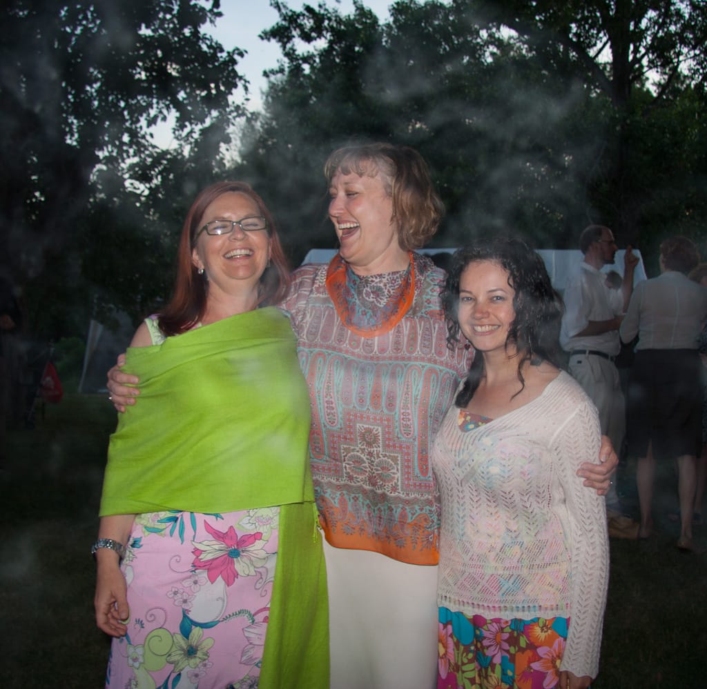 Sam, Kathryn, and Marika, Beaverton, Ontario, 6 July 2007