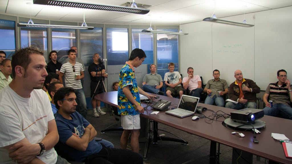 Ubicomputing presentation, Victoria Park, Calgary, Alberta, 25 July 2007