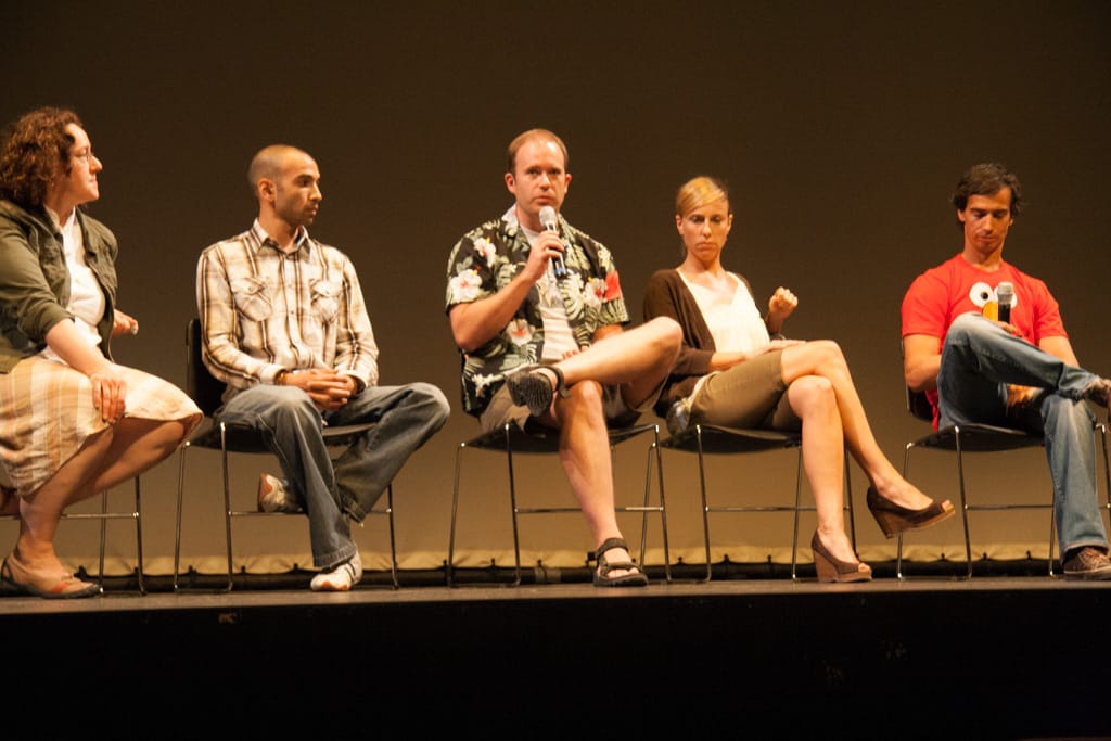 Somehow they let me speak in a panel, Calgary, Alberta, 26 July 2007