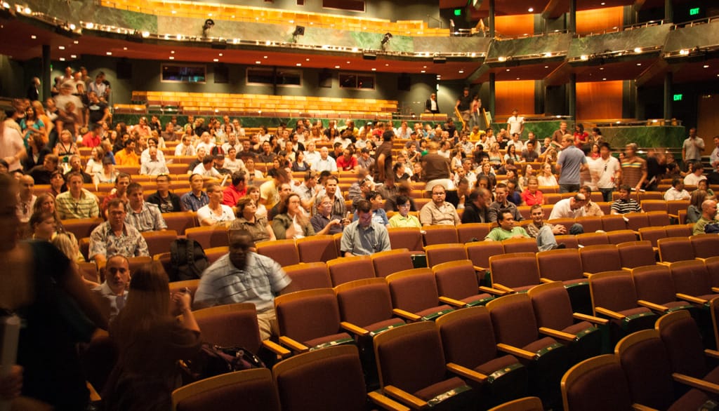 Town Hall at the Engineered Air Theatre, Calgary, Alberta, 26 July 2007