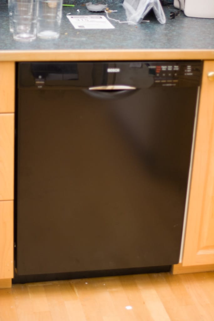 New dishwasher, Westgate, Calgary, Alberta, 12 August 2007