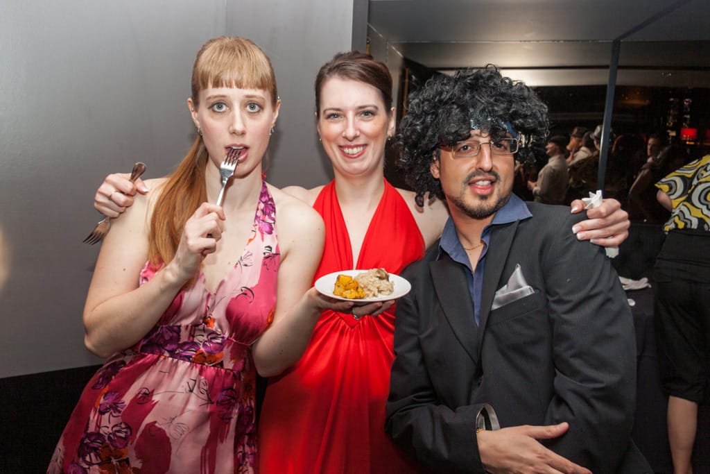 Tamara, Barb, and Sanjai, Calgary, Alberta, 28 February 2008
