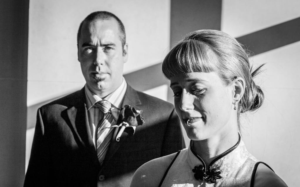 Tamara and her new husband, Dan, Las Vegas, Nevada, 9 March 2008