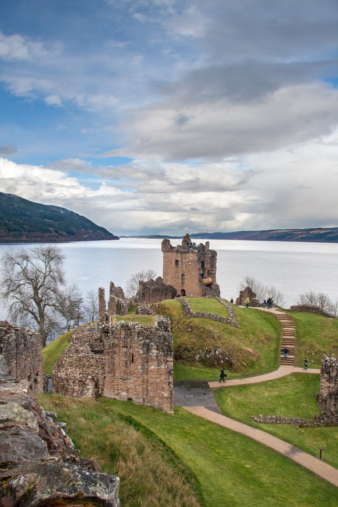 Urquhard Castle, Loch Ness, Scotland, 13 April 2008