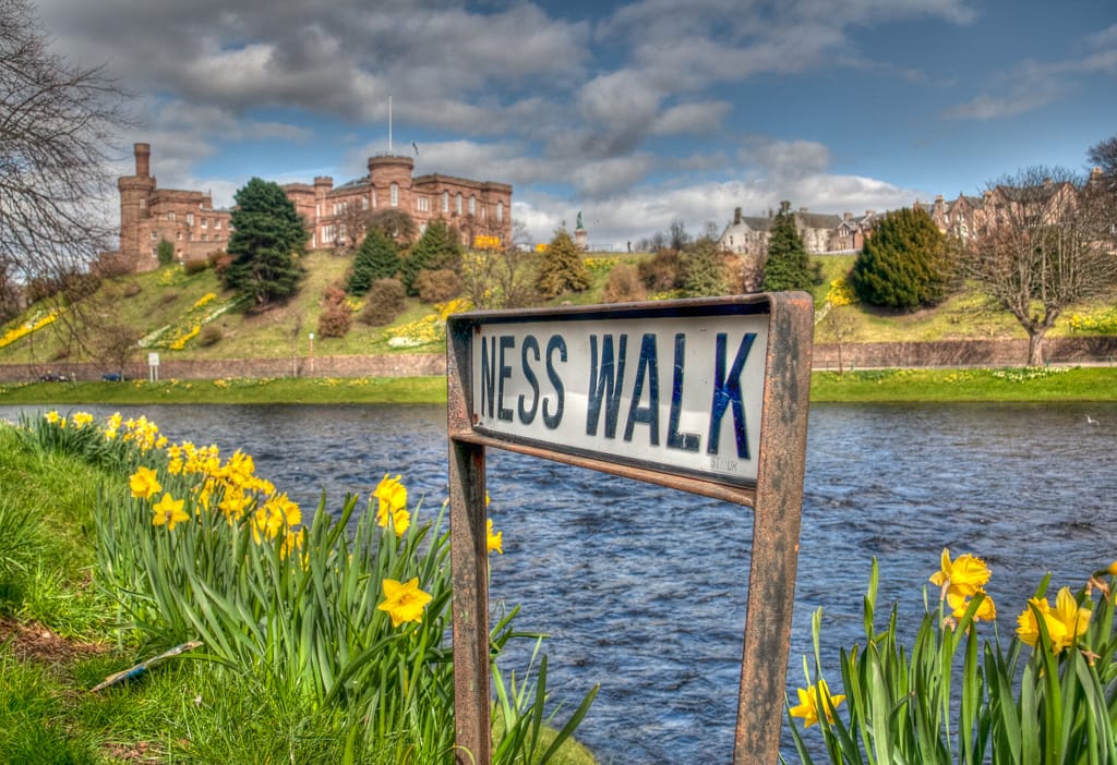River Ness, Inverness, Scotland, 14 April 2008