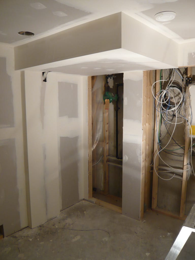 Basement renovation, Westgate, Calgary, Alberta, 14 March 2008