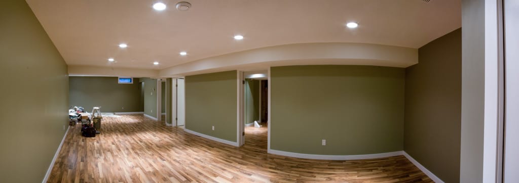 Basement complete, Westgate, Calgary, Alberta, 8 June 2008