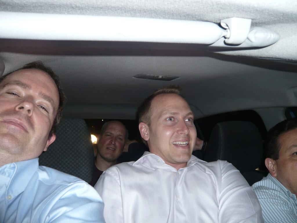 Crammed in a Yaris, Panama Canal, 2 July 2008