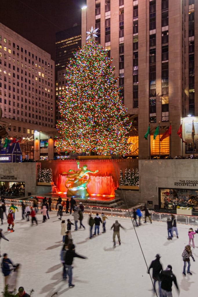 Rockefeller Plaza, New York City, 23 December 2008