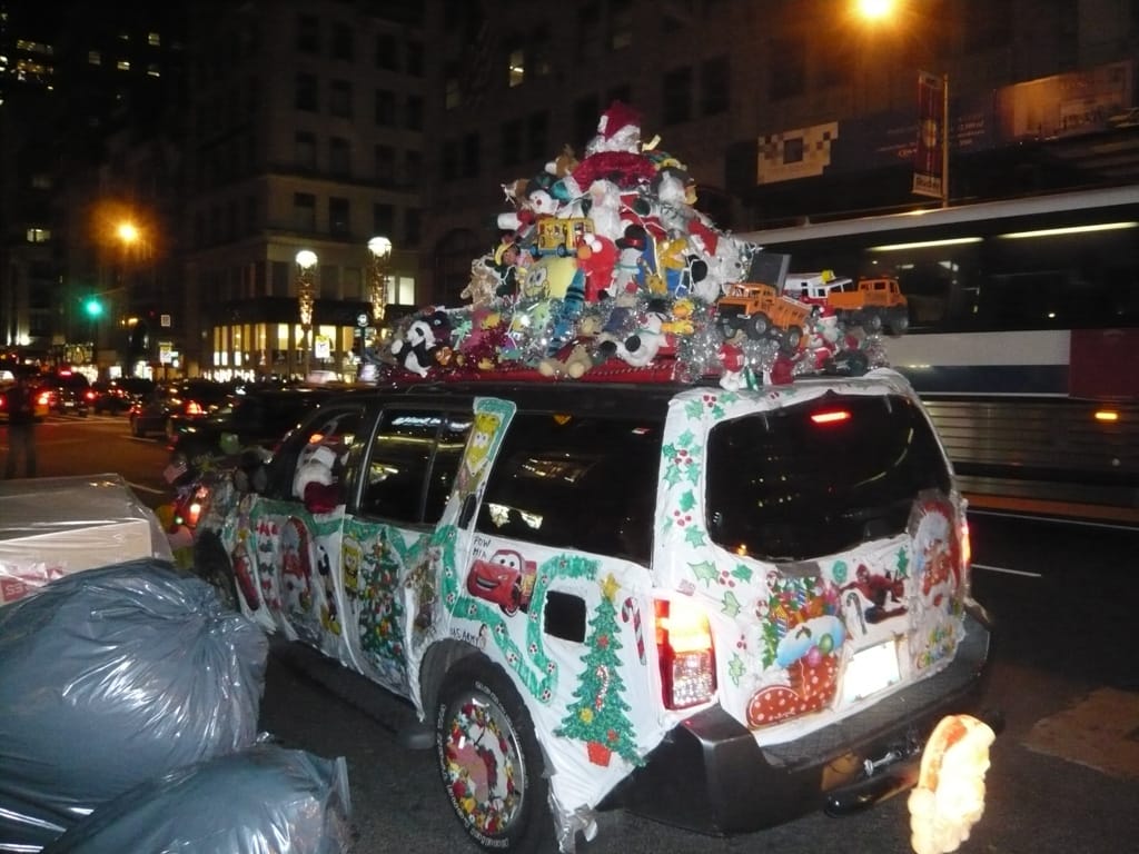 Santa’s SUV, New York City, 26 December 2008