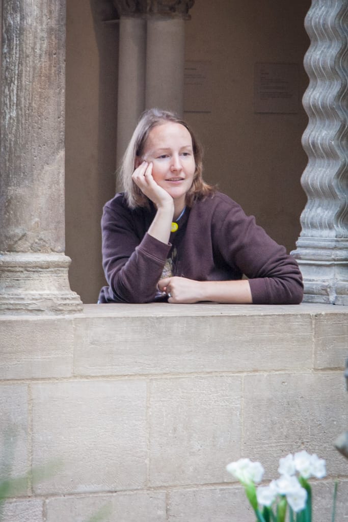 Alex watches MPN, The Cloisters, New York City, 27 December 2008