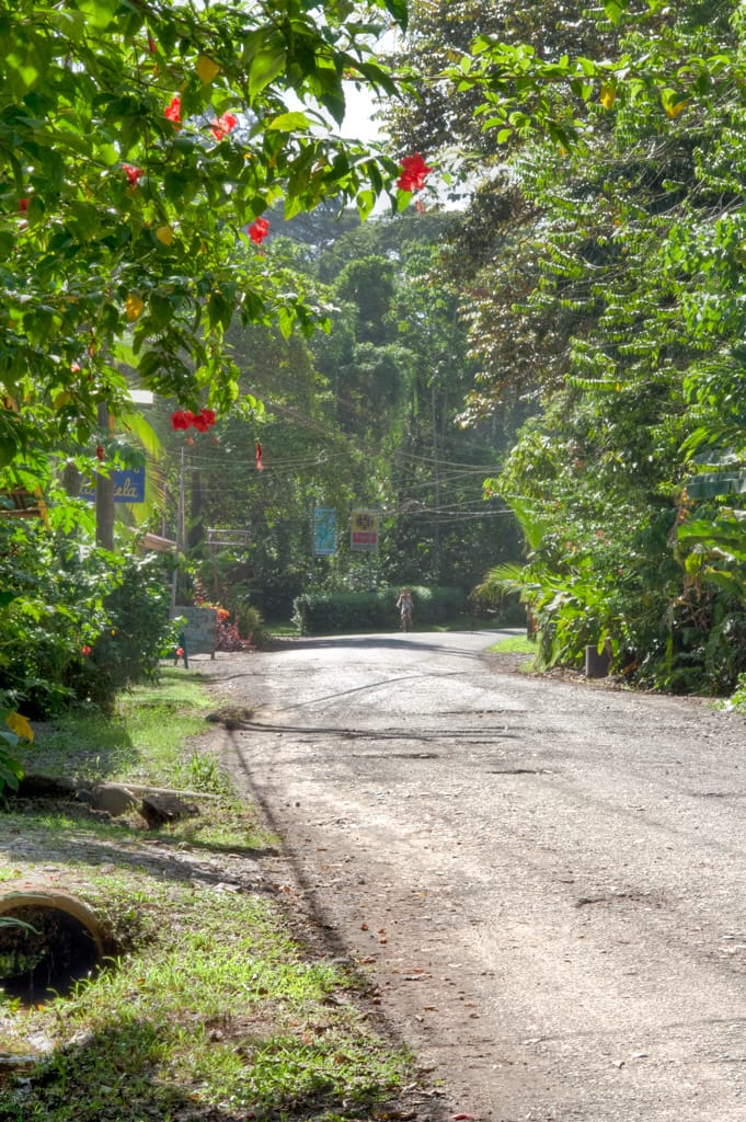 The road in Playa Chiquita, Puerto Viejo, Limón, Costa Rica, 15 October 2009