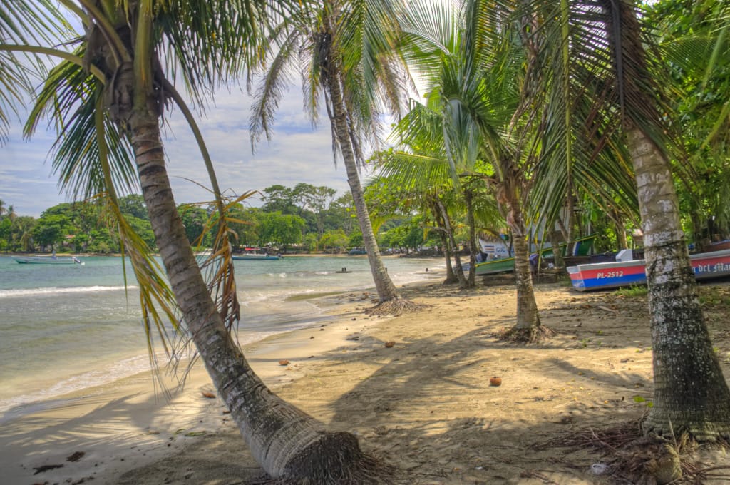 Beach in Puerto Viejo, Limón, Costa Rica, 16 October 2009