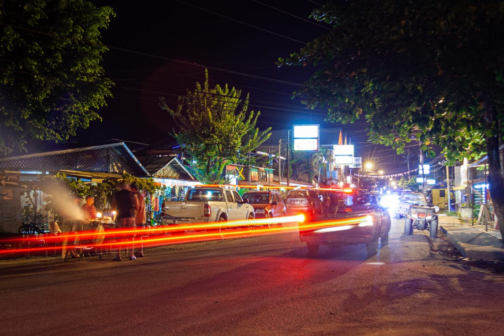 Puerto Viejo at night, Limón, Costa Rica, 16 October 2009