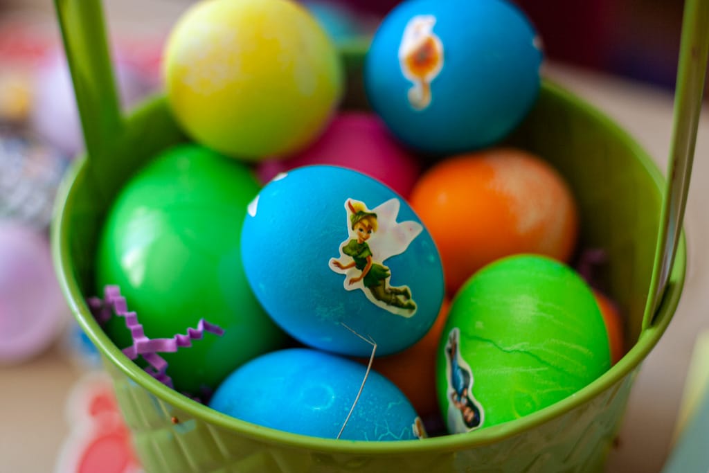 Easter eggs, Westgate, Calgary, Alberta, 4 April 2010