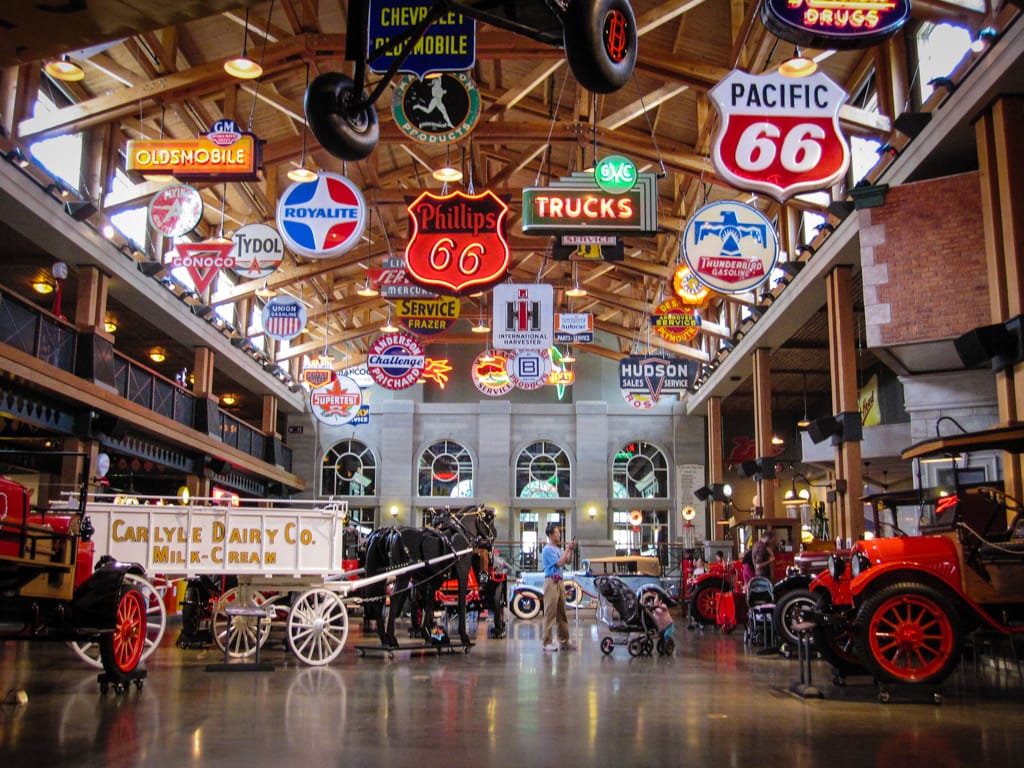 Gasoline Alley, Heritage Park, Calgary, Alberta, 1 July 2010