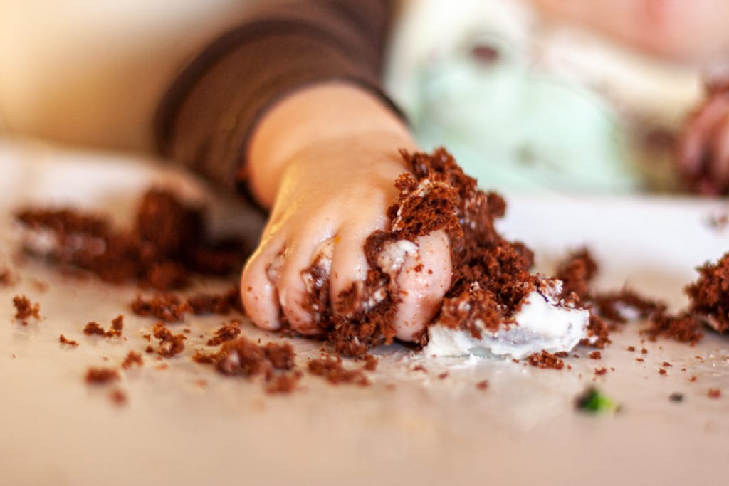 Fistfull of cupcake, Westgate, Calgary, Alberta, 18 March 2011