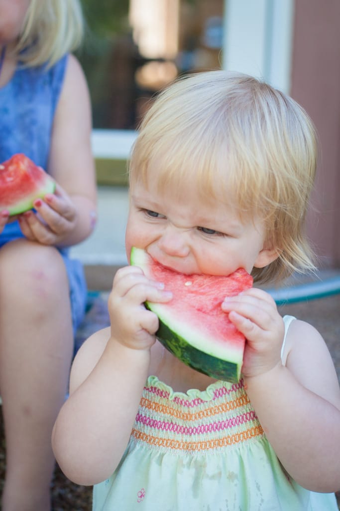 Watermelon munchies, Westgate, Calgary, Alberta, 21 August 2011