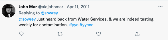 @sowrey Jsut heard back from Water Services…