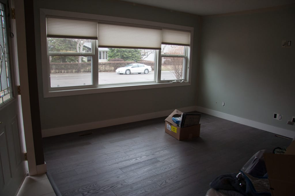 Living room, Westgate, Calgary, Alberta, 11 April 2012