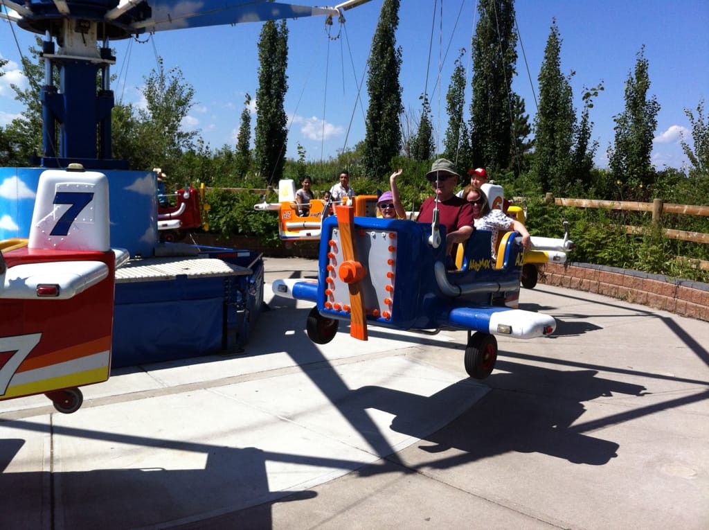 Airplane ride with Grandpa, Springbank, Alberta, 29 July 2012