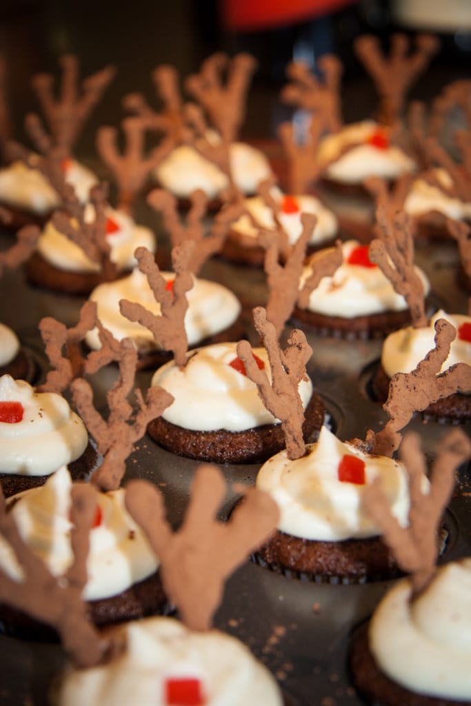 Christmas cupcakes, Evans Hunt, Calgary, Alberta, 15 December 2012